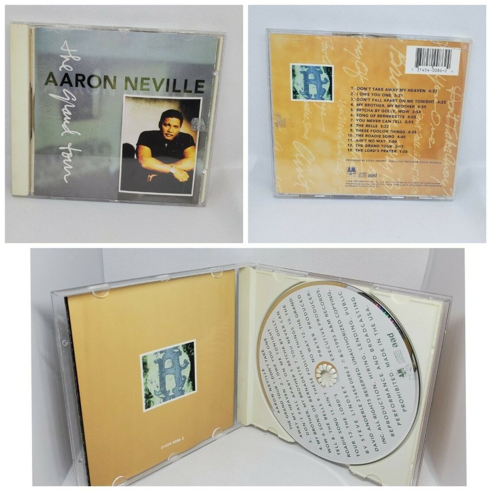 The Grand Tour by Aaron Neville Apr-1993, A&M Rock CD